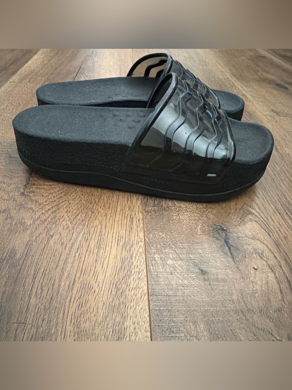 Y2K Platform Slide Sandals